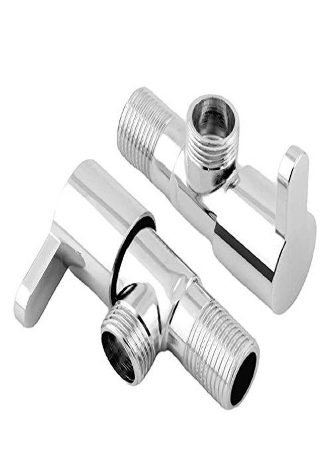 RSP Quality bit® Angle Valve Chrome With Wall Flange (Set of 2) - Image 2